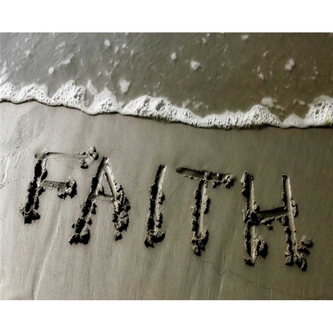 Faith in Sand - Cuadrostock