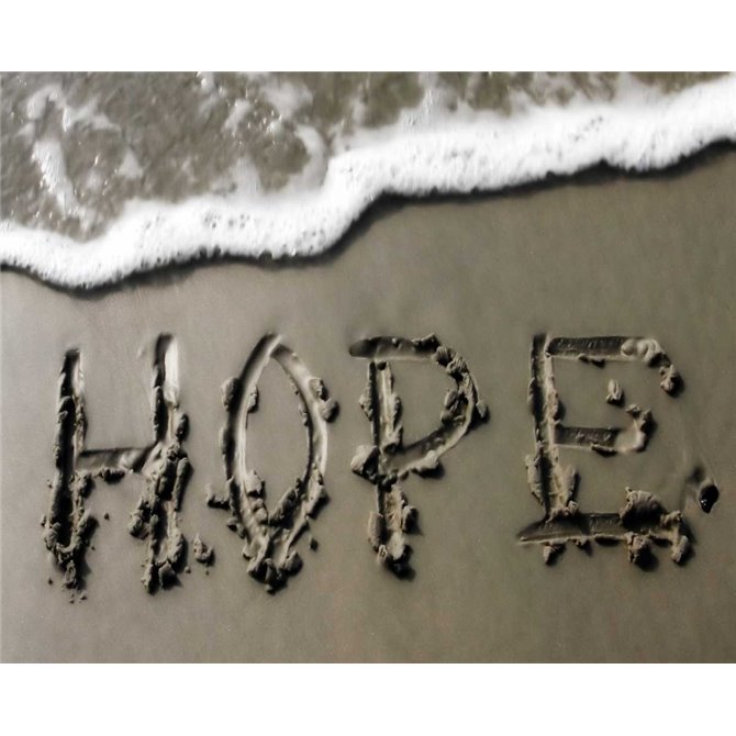 Hope in Sand - Cuadrostock