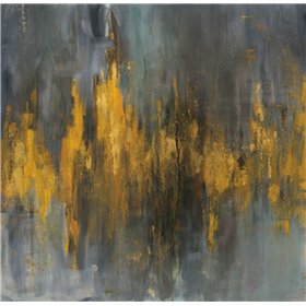 Black and Gold Abstract