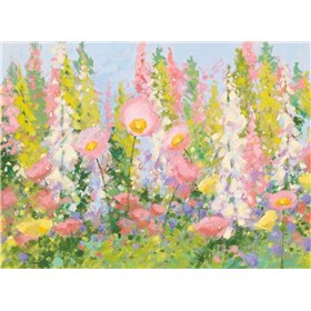 Garden Pastels I Blue Sky