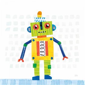 Robot Party IV on Squares - Cuadrostock