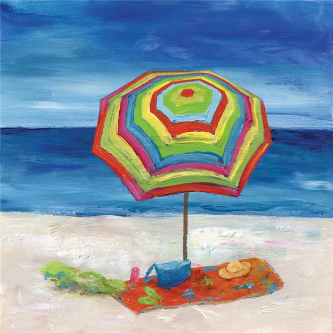 Bright Beach Umbrella II - Cuadrostock