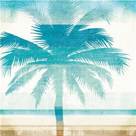 Beachscape Palms II - Cuadrostock