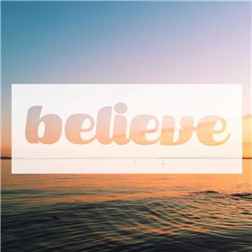 Believe - Cuadrostock