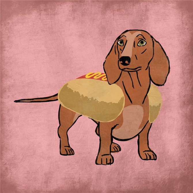 Hot Dog Cutie - Cuadrostock