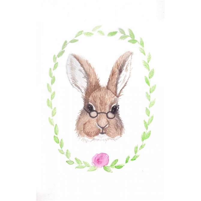 Bespectacled Bunny - Cuadrostock