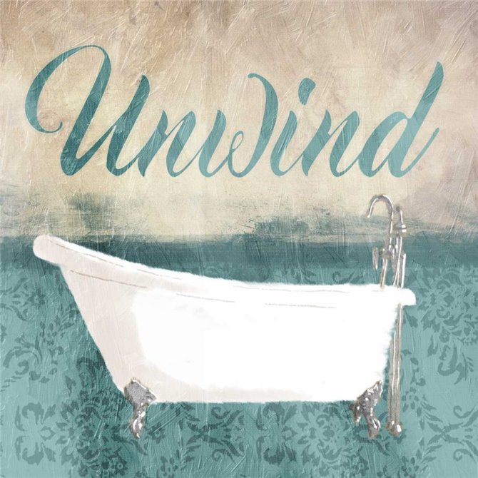 Unwind Bath Teal - Cuadrostock