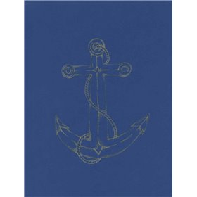 Glowing Indigo Anchor - Cuadrostock