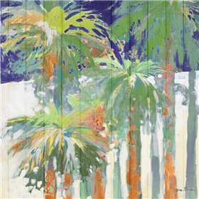 Wood Shadow Palms II - Cuadrostock