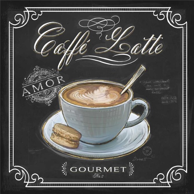 Coffee House Caffe Latte - Cuadrostock