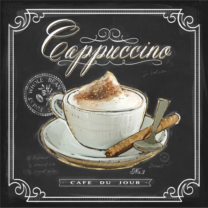 Coffee House Cappuccino - Cuadrostock