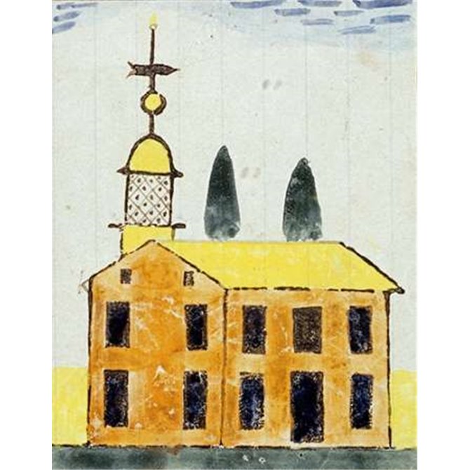 Watercolor and Ink Drawing - Cuadrostock