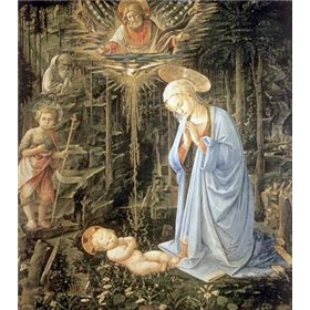 Madonna and Child With Saint Jerome - Cuadrostock
