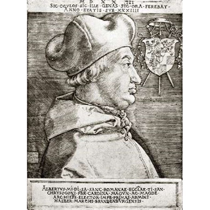 Albrecht Von Brandenburg Archbishop Of Mainz - Cuadrostock