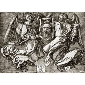 St Veronicas Kerchief Held By Two Angels - Cuadrostock