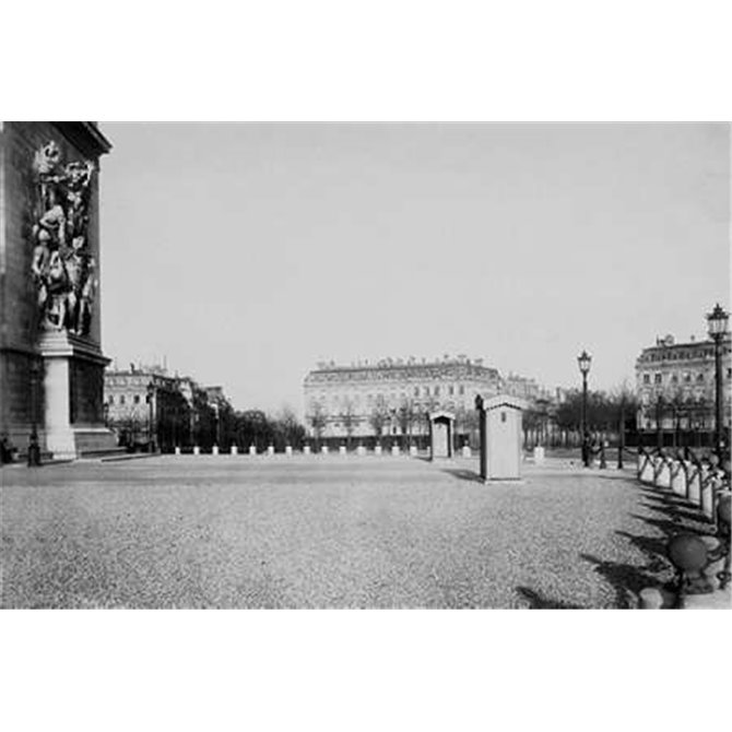 Paris, about 1877 - Place de lEtoile