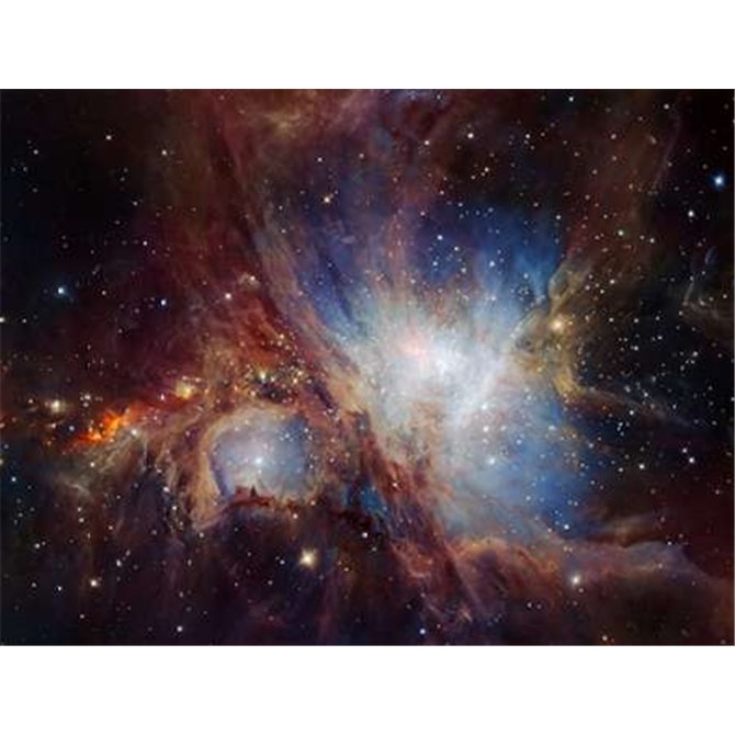 Deep infrared view of the Orion Nebula from HAWK-I - Cuadrostock