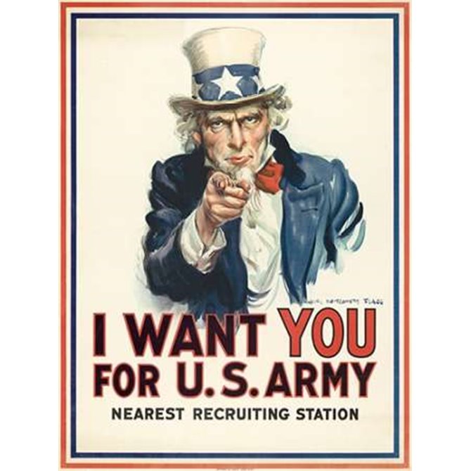 I want you for U.S. Army, c. 1917 - Cuadrostock