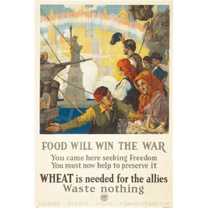 Food Will Win the War, 1917 - Cuadrostock