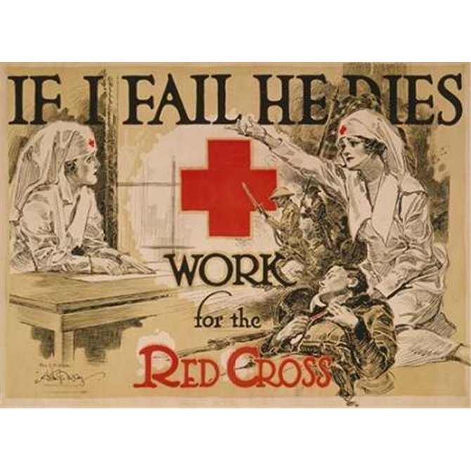 If I fail he dies. Work for the Red Cross, ca. 1918