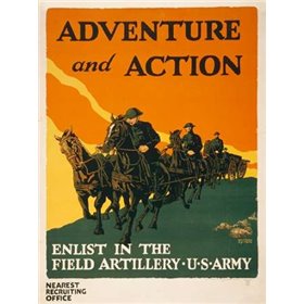 Enlist in the Field Artillery, U.S. Army, 1919 - Cuadrostock