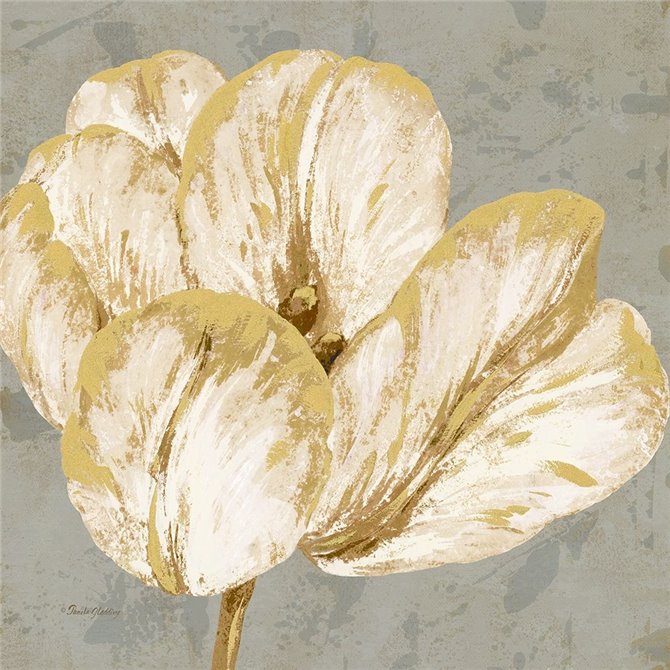 Floral Fresco Grey I - Cuadrostock