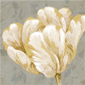 Floral Fresco Grey II   - Cuadrostock