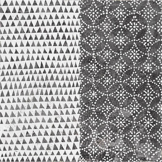 Maki Tile IV BW - Cuadrostock