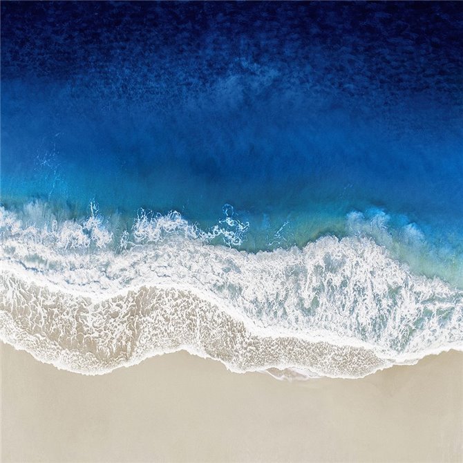 Indigo Ocean Waves III - Cuadrostock