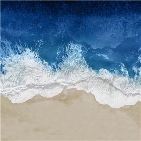 Indigo Ocean Waves IV - Cuadrostock