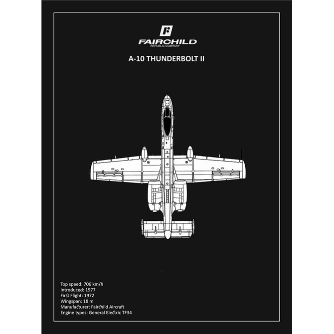 BP A-10 Thunderbolt 2 Black 