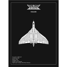 BP Avro Vulcan Black  - Cuadrostock