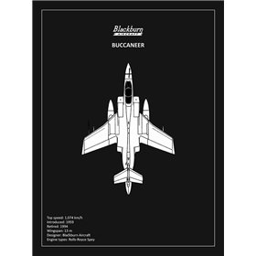 BP Blackburn Buccaneer Black  - Cuadrostock