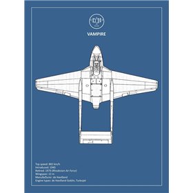 BP de-Havilland Vampire  - Cuadrostock