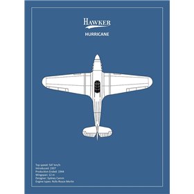 BP Hawker Hurricane  - Cuadrostock