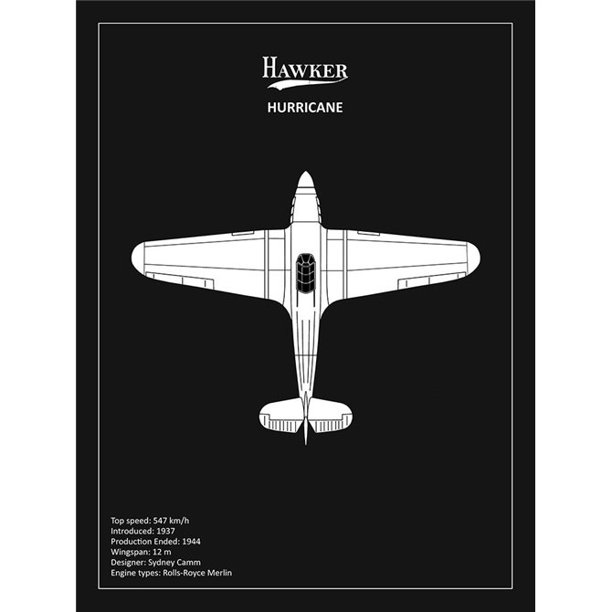 BP Hawker Hurricane Black 