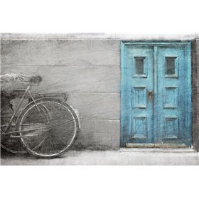 Teal Doorway - Cuadrostock
