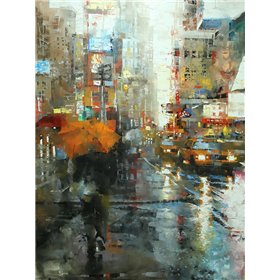 Manhattan Orange Umbrella - Cuadrostock