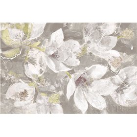 Magnolias in Bloom Greige - Cuadrostock