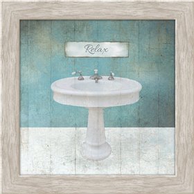 Wood Framed Aqua Bath Sink - Cuadrostock