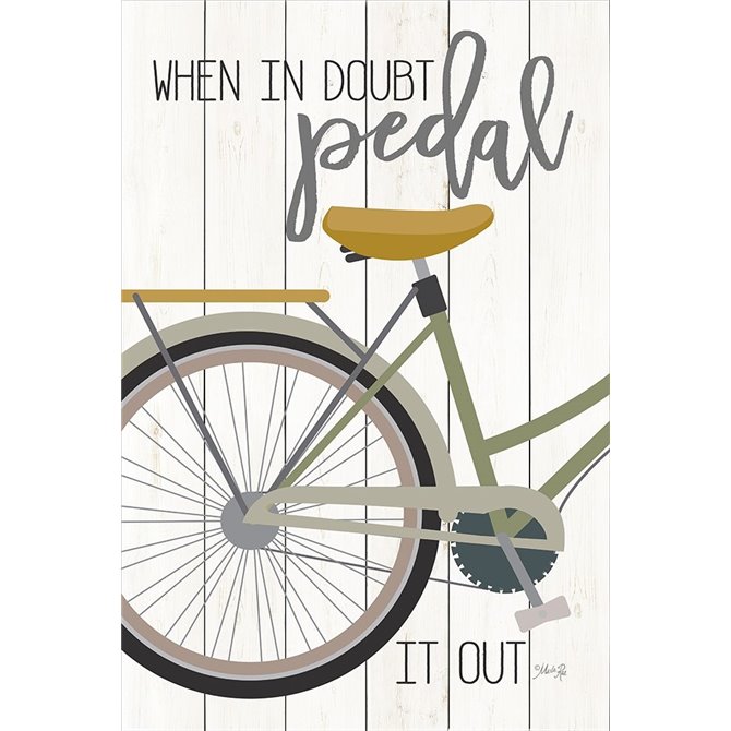 Cuadro para dormitorio - When in Doubt Pedal - Cuadrostock