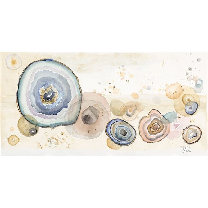 Agates Flying Watercolor