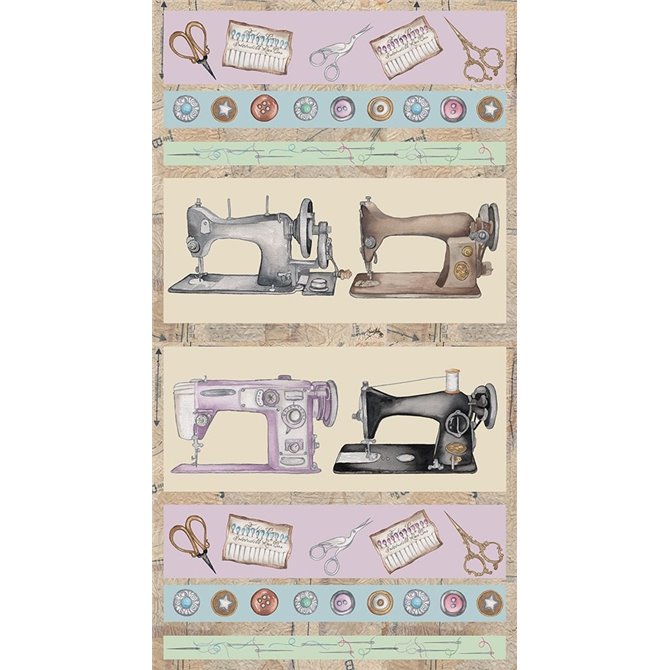 Sewing Machine Panel - Cuadrostock