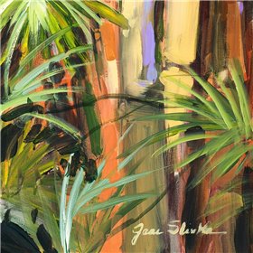 Palms in the Night II - Cuadrostock