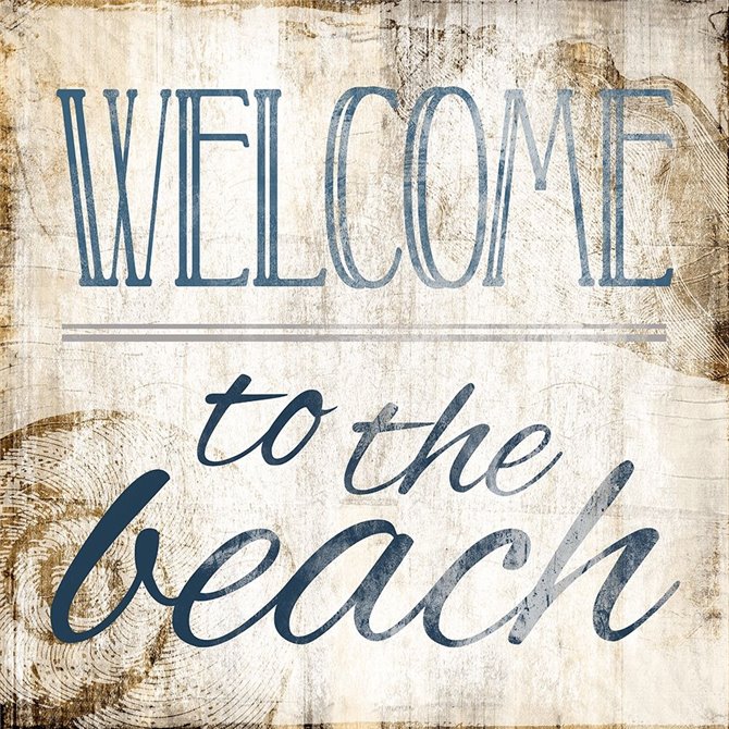 Welcome To The Beach - Cuadrostock