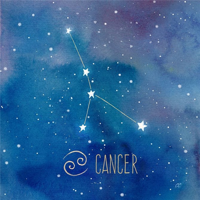 Star Sign Cancer - Cuadrostock