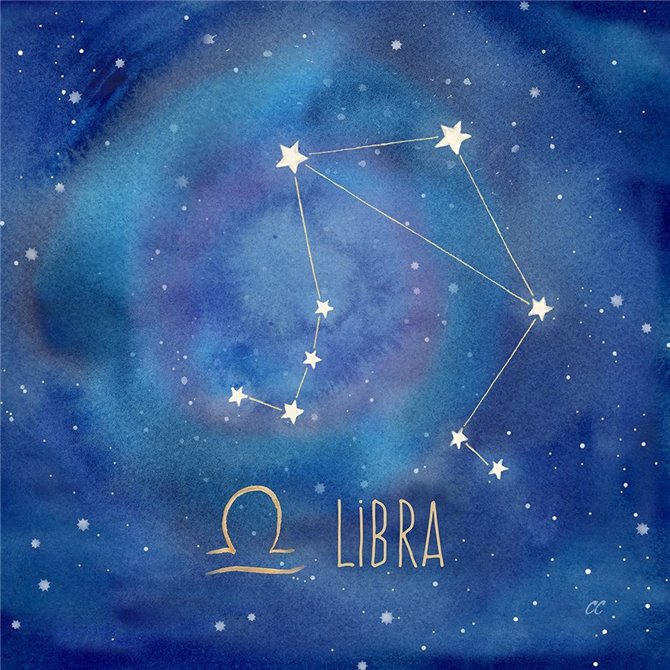 Star Sign Libra - Cuadrostock