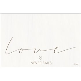 Love Never Fails - Cuadrostock