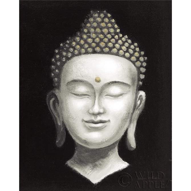 Serene Buddha II White Gold - Cuadrostock
