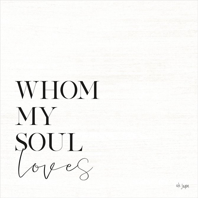 Cuadro para dormitorio - Whom My Soul Loves - Cuadrostock